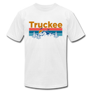 Truckee, California T-Shirt - Retro Mountain & Birds Unisex Truckee T Shirt - white