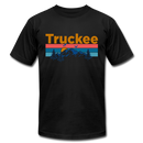 Truckee, California T-Shirt - Retro Mountain & Birds Unisex Truckee T Shirt - black