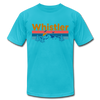 Whistler, Canada T-Shirt - Retro Mountain & Birds Unisex Whistler T Shirt - turquoise