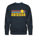 Premium Arizona Sweatshirt - Retro Sun Premium Men's Arizona Sweatshirt - navy