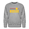 Premium Boise, Idaho Sweatshirt - Retro Sun Premium Men's Boise Sweatshirt - heather grey