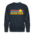 Premium Hilton Head, South Carolina Sweatshirt - Retro Sun Premium Men's Hilton Head Sweatshirt - navy