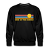 Premium Lake of the Ozarks, Missouri Sweatshirt - Retro Sun Premium Men's Lake of the Ozarks Sweatshirt - black