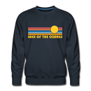 Premium Lake of the Ozarks, Missouri Sweatshirt - Retro Sun Premium Men's Lake of the Ozarks Sweatshirt - navy
