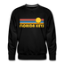 Premium Florida Keys, Florida Sweatshirt - Retro Sun Premium Men's Florida Keys Sweatshirt - black