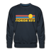 Premium Florida Keys, Florida Sweatshirt - Retro Sun Premium Men's Florida Keys Sweatshirt - navy