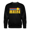 Premium Maine Sweatshirt - Retro Sun Premium Men's Maine Sweatshirt