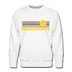Premium Massachusetts Sweatshirt - Retro Sun Premium Men's Massachusetts Sweatshirt - white