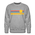 Premium Massachusetts Sweatshirt - Retro Sun Premium Men's Massachusetts Sweatshirt - heather grey
