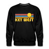 Premium Key West, Florida Sweatshirt - Retro Sun Premium Men's Key West Sweatshirt