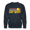 Premium Key West, Florida Sweatshirt - Retro Sun Premium Men's Key West Sweatshirt