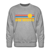 Premium New Mexico Sweatshirt - Retro Sun Premium Men's New Mexico Sweatshirt - heather grey
