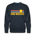 Premium New Mexico Sweatshirt - Retro Sun Premium Men's New Mexico Sweatshirt - navy