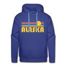 Premium Alaska Hoodie - Retro Sun Premium Men's Alaska Sweatshirt / Hoodie - royalblue