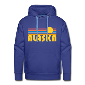 Premium Alaska Hoodie - Retro Sun Premium Men's Alaska Sweatshirt / Hoodie - royalblue