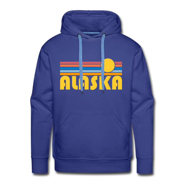 Premium Alaska Hoodie - Retro Sun Premium Men's Alaska Sweatshirt / Hoodie - royalblue
