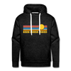 Premium Anna Maria Island, Florida Hoodie - Retro Sun Premium Men's Anna Maria Island Sweatshirt / Hoodie - charcoal grey