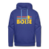 Premium Boise, Idaho Hoodie - Retro Sun Premium Men's Boise Sweatshirt / Hoodie - royalblue