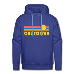 Premium California Hoodie - Retro Sun Premium Men's California Sweatshirt / Hoodie - royalblue