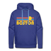 Premium Boston, Massachusetts Hoodie - Retro Sun Premium Men's Boston Sweatshirt / Hoodie - royalblue