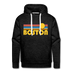 Premium Boston, Massachusetts Hoodie - Retro Sun Premium Men's Boston Sweatshirt / Hoodie - charcoal grey