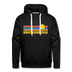 Premium Breckenridge, Colorado Hoodie - Retro Sun Premium Men's Breckenridge Sweatshirt / Hoodie - charcoal grey