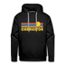 Premium Charleston, South Carolina Hoodie - Retro Sun Premium Men's Charleston Sweatshirt / Hoodie - black