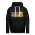 Premium Chicago, Illinois Hoodie - Retro Sun Premium Men's Chicago Sweatshirt / Hoodie - charcoal grey