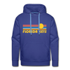 Premium Florida Keys, Florida Hoodie - Retro Sun Premium Men's Florida Keys Sweatshirt / Hoodie - royalblue