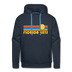 Premium Florida Keys, Florida Hoodie - Retro Sun Premium Men's Florida Keys Sweatshirt / Hoodie - navy