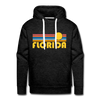 Premium Florida Hoodie - Retro Sun Premium Men's Florida Sweatshirt / Hoodie