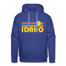 Premium Idaho Hoodie - Retro Sun Premium Men's Idaho Sweatshirt / Hoodie - royalblue