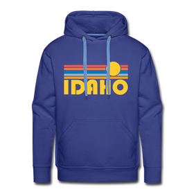 Premium Idaho Hoodie - Retro Sun Premium Men's Idaho Sweatshirt / Hoodie - royalblue