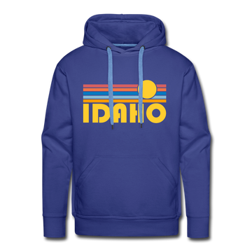 Premium Idaho Hoodie - Retro Sun Premium Men's Idaho Sweatshirt / Hoodie - royalblue