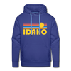 Premium Idaho Hoodie - Retro Sun Premium Men's Idaho Sweatshirt / Hoodie