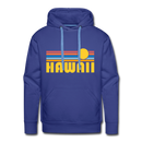 Premium Hawaii Hoodie - Retro Sun Premium Men's Hawaii Sweatshirt / Hoodie - royalblue
