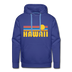 Premium Hawaii Hoodie - Retro Sun Premium Men's Hawaii Sweatshirt / Hoodie - royalblue