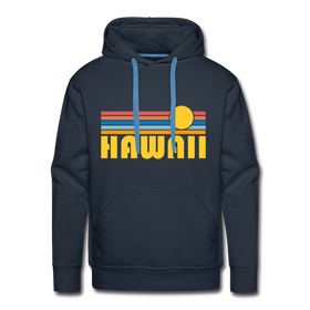 Premium Hawaii Hoodie - Retro Sun Premium Men's Hawaii Sweatshirt / Hoodie