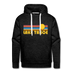 Premium Lake Tahoe, California Hoodie - Retro Sun Premium Men's Lake Tahoe Sweatshirt / Hoodie - charcoal grey
