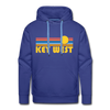 Premium Key West, Florida Hoodie - Retro Sun Premium Men's Key West Sweatshirt / Hoodie