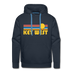 Premium Key West, Florida Hoodie - Retro Sun Premium Men's Key West Sweatshirt / Hoodie - navy