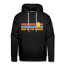Premium Lake of the Ozarks, Missouri Hoodie - Retro Sun Premium Men's Lake of the Ozarks Sweatshirt / Hoodie - black