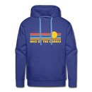 Premium Lake of the Ozarks, Missouri Hoodie - Retro Sun Premium Men's Lake of the Ozarks Sweatshirt / Hoodie - royalblue