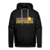 Premium North Carolina Hoodie - Retro Sun Premium Men's North Carolina Sweatshirt / Hoodie - black