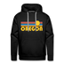 Premium Oregon Hoodie - Retro Sun Premium Men's Oregon Sweatshirt / Hoodie - black