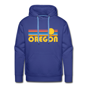 Premium Oregon Hoodie - Retro Sun Premium Men's Oregon Sweatshirt / Hoodie - royalblue