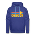 Premium Oregon Hoodie - Retro Sun Premium Men's Oregon Sweatshirt / Hoodie - royalblue