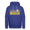 Premium Maine Hoodie - Retro Sun Premium Men's Maine Sweatshirt / Hoodie - royalblue