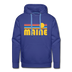 Premium Maine Hoodie - Retro Sun Premium Men's Maine Sweatshirt / Hoodie - royalblue
