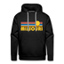 Premium Missouri Hoodie - Retro Sun Premium Men's Missouri Sweatshirt / Hoodie - black